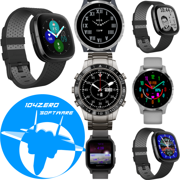 A wide variety of watch faces and apps